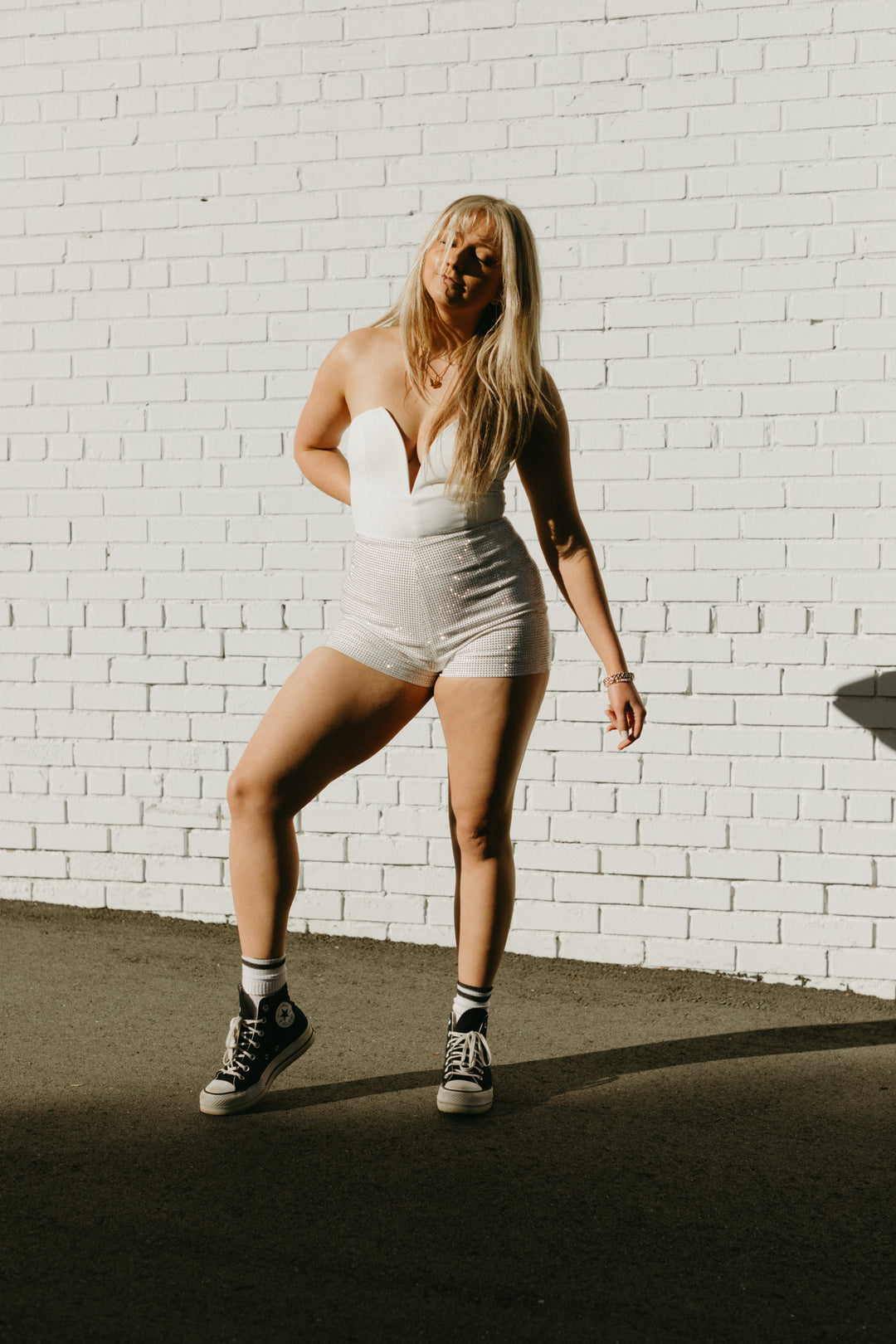 Dance with Me Rhinestone Shorts
