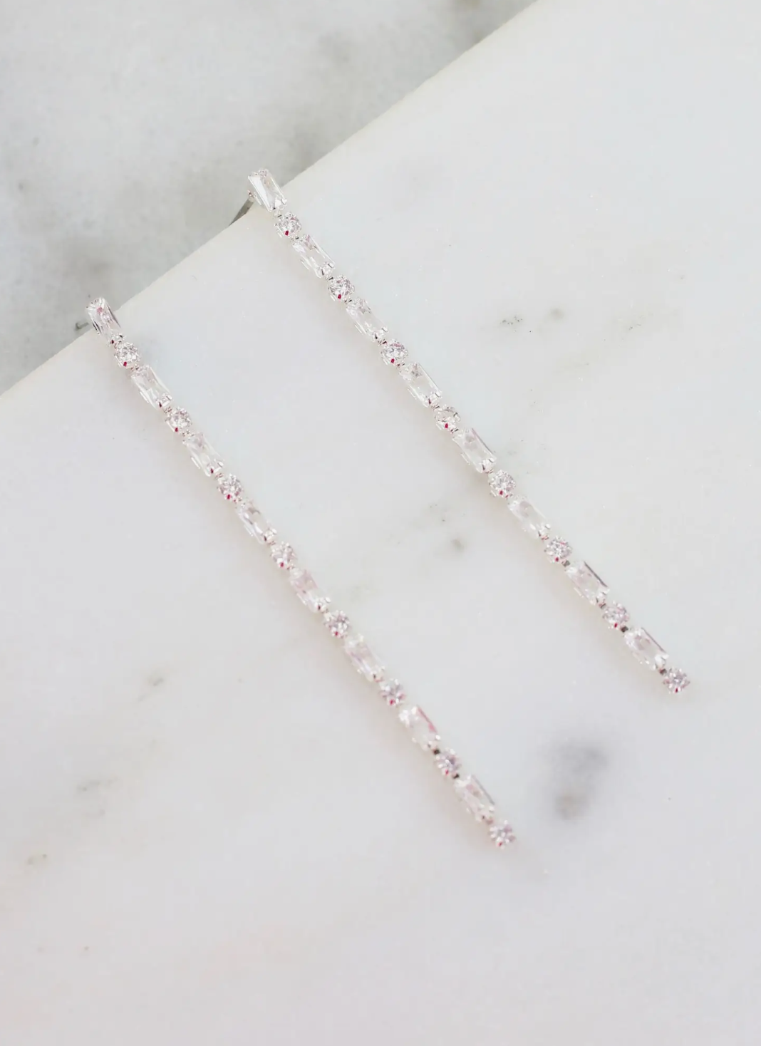 Diamonds Are A Girl's Best Friend Dangle Earrings