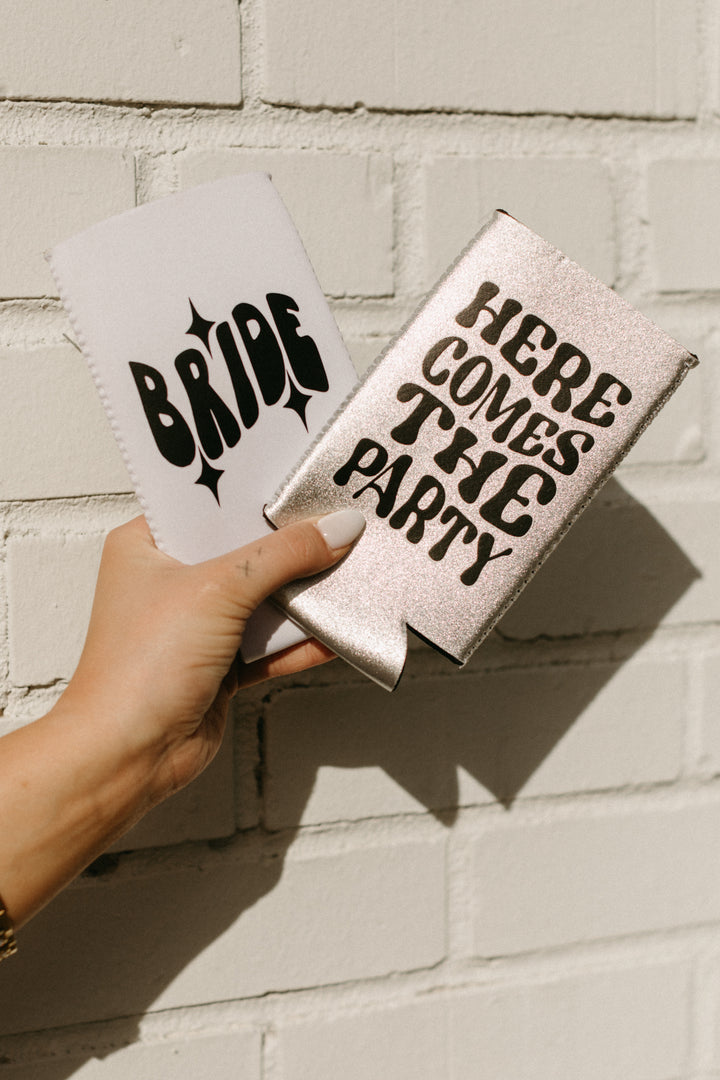 Here Comes The Party Can Koozie
