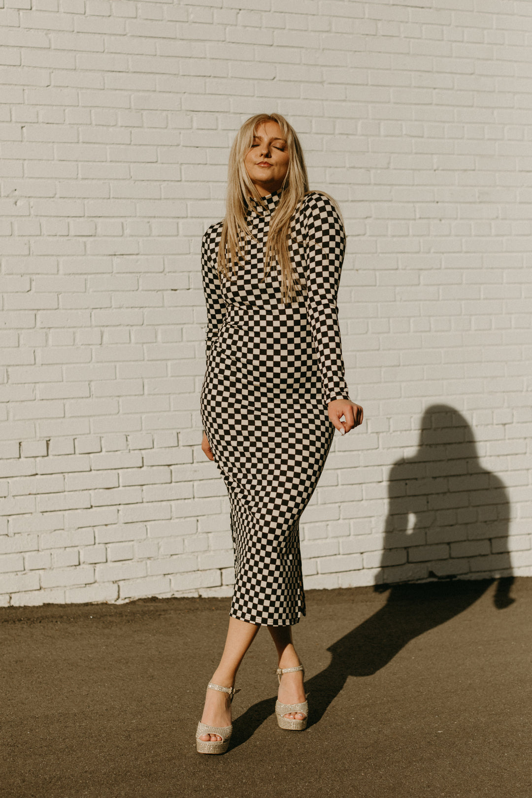 La La Land Checkered Dress