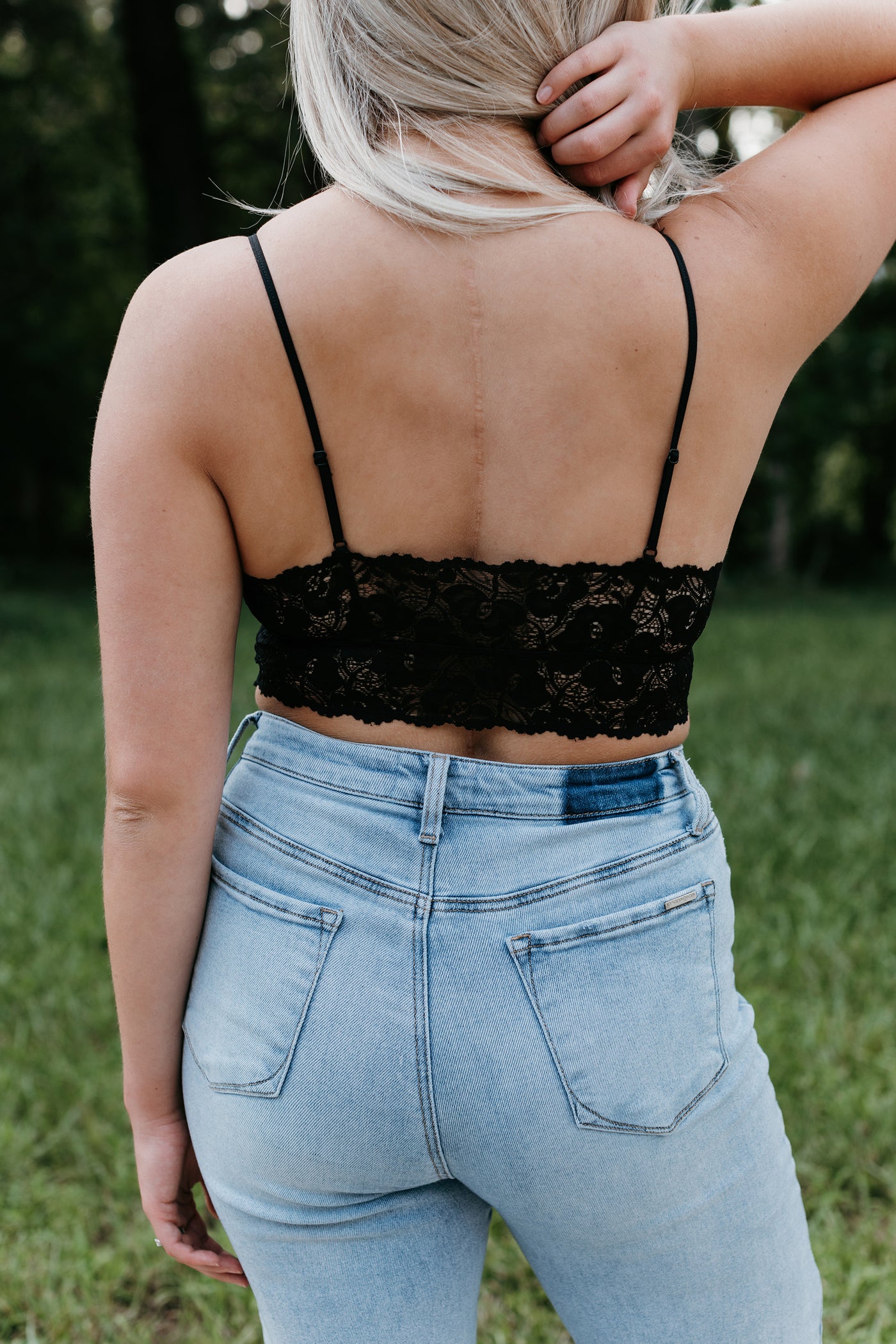 Angels Like You Lace Back Bralette