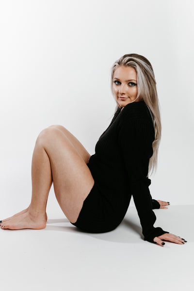 Oh Cozy Night Sweater Romper
